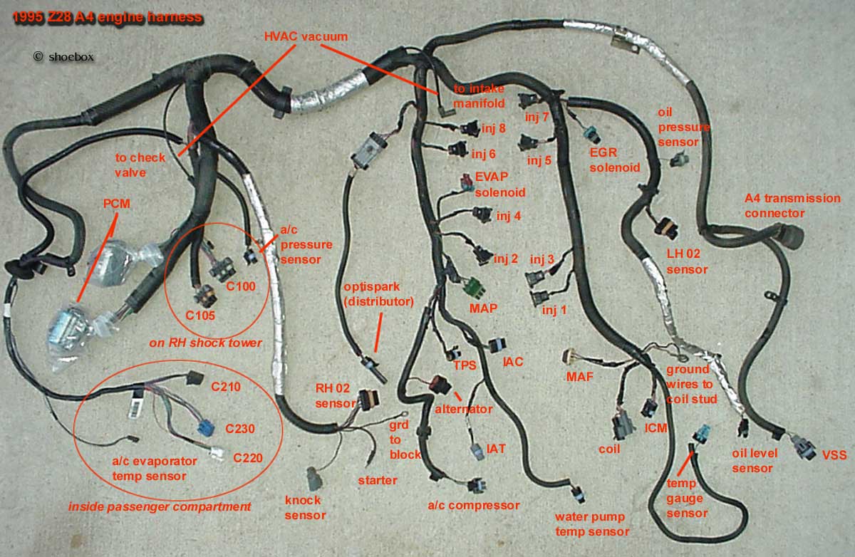 1997 Honda civic engine wiring harness #4